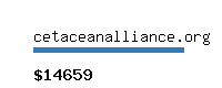 cetaceanalliance.org Website value calculator