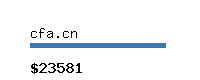 cfa.cn Website value calculator