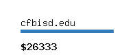 cfbisd.edu Website value calculator