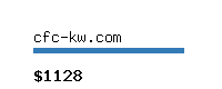 cfc-kw.com Website value calculator