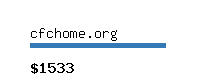 cfchome.org Website value calculator