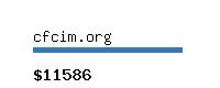 cfcim.org Website value calculator