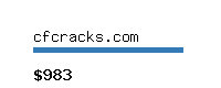 cfcracks.com Website value calculator