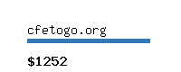 cfetogo.org Website value calculator