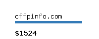 cffpinfo.com Website value calculator