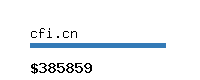 cfi.cn Website value calculator