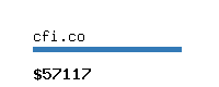 cfi.co Website value calculator
