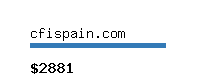 cfispain.com Website value calculator