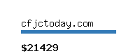 cfjctoday.com Website value calculator