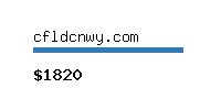 cfldcnwy.com Website value calculator