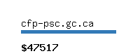 cfp-psc.gc.ca Website value calculator