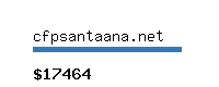 cfpsantaana.net Website value calculator