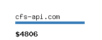 cfs-api.com Website value calculator