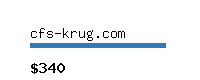 cfs-krug.com Website value calculator