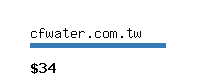 cfwater.com.tw Website value calculator