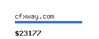 cfxway.com Website value calculator