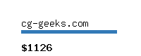 cg-geeks.com Website value calculator