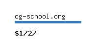 cg-school.org Website value calculator