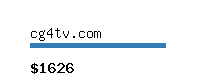 cg4tv.com Website value calculator