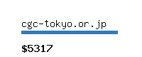 cgc-tokyo.or.jp Website value calculator