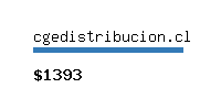 cgedistribucion.cl Website value calculator