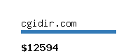 cgidir.com Website value calculator