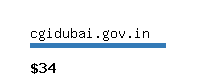 cgidubai.gov.in Website value calculator