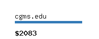 cgms.edu Website value calculator