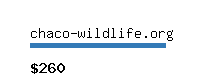 chaco-wildlife.org Website value calculator