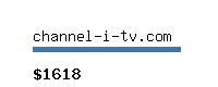 channel-i-tv.com Website value calculator