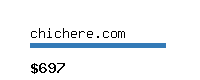 chichere.com Website value calculator