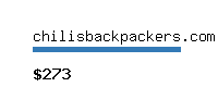 chilisbackpackers.com Website value calculator