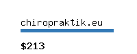 chiropraktik.eu Website value calculator