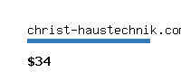 christ-haustechnik.com Website value calculator