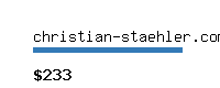 christian-staehler.com Website value calculator