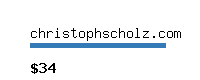 christophscholz.com Website value calculator