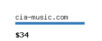 cia-music.com Website value calculator