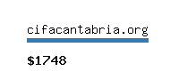 cifacantabria.org Website value calculator