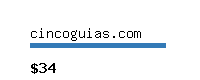 cincoguias.com Website value calculator