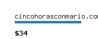 cincohorasconmario.com Website value calculator