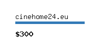 cinehome24.eu Website value calculator