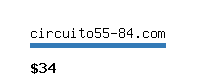 circuito55-84.com Website value calculator