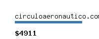 circuloaeronautico.com Website value calculator