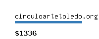 circuloartetoledo.org Website value calculator