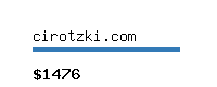 cirotzki.com Website value calculator