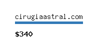 cirugiaastral.com Website value calculator