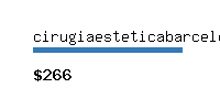 cirugiaesteticabarcelona.com Website value calculator