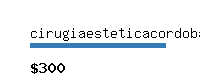 cirugiaesteticacordoba.com Website value calculator