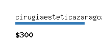 cirugiaesteticazaragoza.net Website value calculator