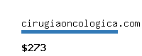 cirugiaoncologica.com Website value calculator